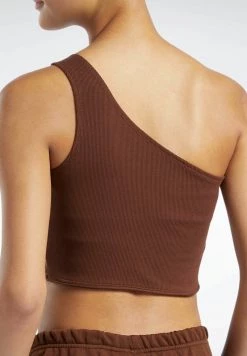 Reebok Classic Femme CLASSICS RIB ONE SHOULDER TANK Débardeur Brown -Reebok Classic Soldes Magasin 01812f429b094729af16fe1c6cbb75da
