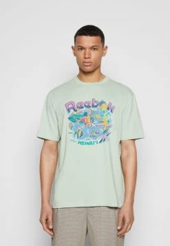 Reebok Classic Homme DESTINATION TEE T Shirt Imprimé Light Sage -Reebok Classic Soldes Magasin 06e55c08cc0948168e42edd54744a2ff