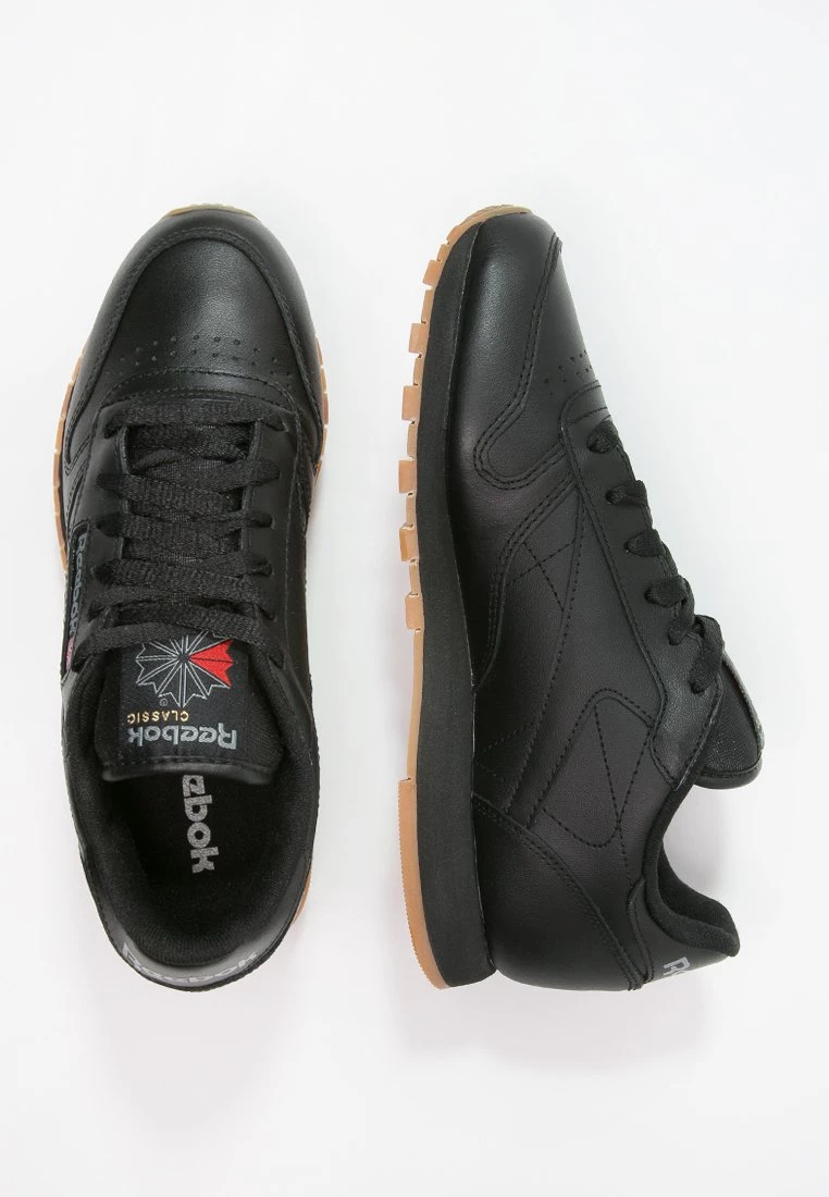 Reebok Classic Unisex CLASSIC LEATHER LOW CUT DESIGN SHOES Baskets Basses Black 2 Reebok Classic Unisex CLASSIC LEATHER LOW CUT DESIGN SHOES Baskets Basses Black – Image 2