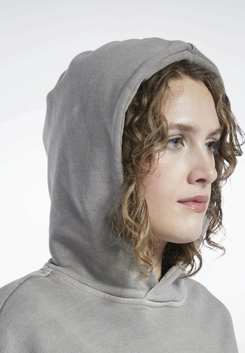 Reebok Classic Sweat à Capuche Grey Femme 4 Reebok Classic Sweat à Capuche Grey Femme – Image 4