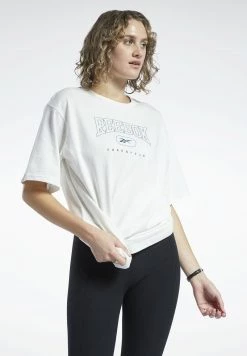 Reebok Classic FREESTYLE GRAPHICS T Shirt Imprimé White Femme