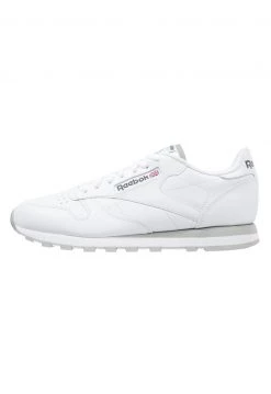 Reebok Classic Unisex CLASSIC LEATHER LOW CUT DESIGN SHOES Baskets Basses White/light Grey
