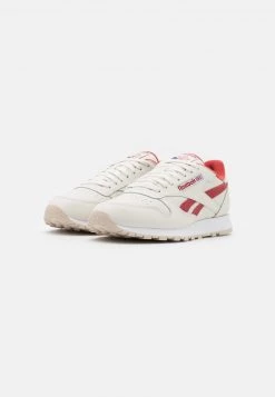 Reebok Classic Unisex CL LTHR Baskets Basses Chalk Marred Stucco -Reebok Classic Soldes Magasin 25b0f4bb1ebb45518abb594bb689bb75