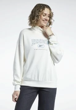 Reebok Classic FREESTYLE GRAPHICS CREW Sweat à Capuche White Femme