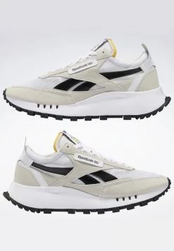 Reebok Classic CLASSIC LEGACY UNISEX Baskets Basses Ftwr White/core Black/acid Yellow -Reebok Classic Soldes Magasin 29578533f89f42d4bcc57321af78c503