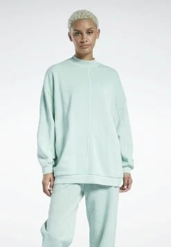 Reebok Classic Sweatshirt Green Femme