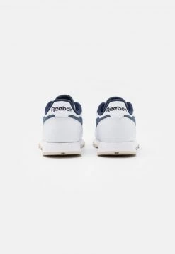 Reebok Classic CL LTHR Baskets Basses White/vector Navy/stucco Unisex -Reebok Classic Soldes Magasin 2d68ef3a20b64db1be399630769d53e9
