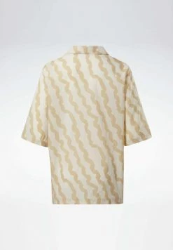 Reebok Classic Femme CLASSICS SUMMER WAVES Chemisier Beige -Reebok Classic Soldes Magasin 381caf3301074711a9377690e587c981