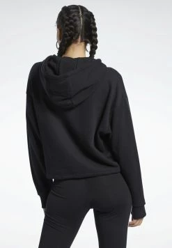 Reebok Classic Femme CLASSIC SMALL LOGO FOUNDATION CASUAL HOODIE Sweat à Capuche Black -Reebok Classic Soldes Magasin 3d294dfb5f4b4203822d26434fa4c68e