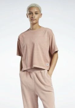 Reebok Classic T Shirt Basique Red Femme