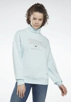 Reebok Classic FREESTYLE GRAPHICS CREW Sweat à Capuche Blue Femme