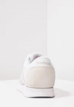 Reebok Classic Femme CLASSIC LEATHER NYLON BREATHABLE UPPER SHOES Baskets Basses White/light Grey -Reebok Classic Soldes Magasin 512a60a972584ddfbdd5ae12163cf379