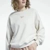 Reebok Classic Sweatshirt White Femme