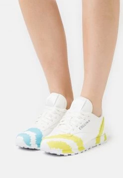 Femme COLLINA STRADA X REEBOK CLASSIC LEATHER Baskets Basses Footwear White/digital Blue/acid Yellow