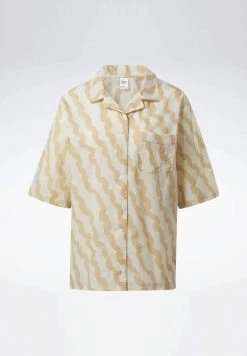 Reebok Classic Femme CLASSICS SUMMER WAVES Chemisier Beige -Reebok Classic Soldes Magasin 61f86a8f103f4b448f2cf1b6aa5566ed