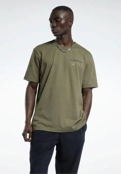 Reebok Classic CLASSICS T Shirt Imprimé Green Unisex