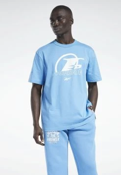 Reebok Classic IVERSON T Shirt Imprimé Blue Homme
