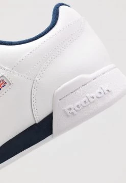 Reebok Classic Unisex WORKOUT PLUS LEATHER UPPER SHOES Baskets Basses White/collegiate Navy/toxic Yellow -Reebok Classic Soldes Magasin 76783782fa0346179b62d9d3368134c1