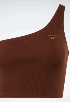 Reebok Classic Femme CLASSICS RIB ONE SHOULDER TANK Débardeur Brown -Reebok Classic Soldes Magasin 875bf5af976948dc8eff39bba163141f