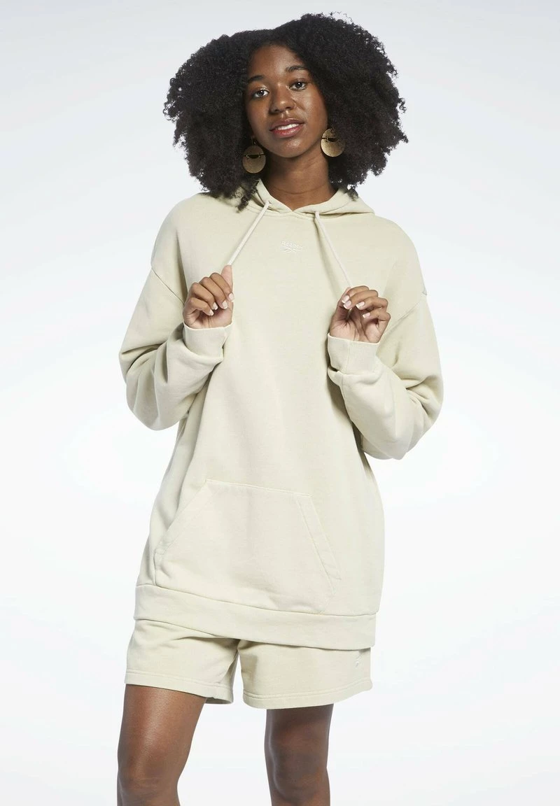 Reebok Classic Femme CLASSICS NATURAL DYE Sweat à Capuche Beige 1 Reebok Classic Femme CLASSICS NATURAL DYE Sweat à Capuche Beige