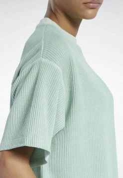 Reebok Classic Femme NATURAL DYE WAFFLE T Shirt Basique Green -Reebok Classic Soldes Magasin 95c1b14285b04e8892b64a9428669140