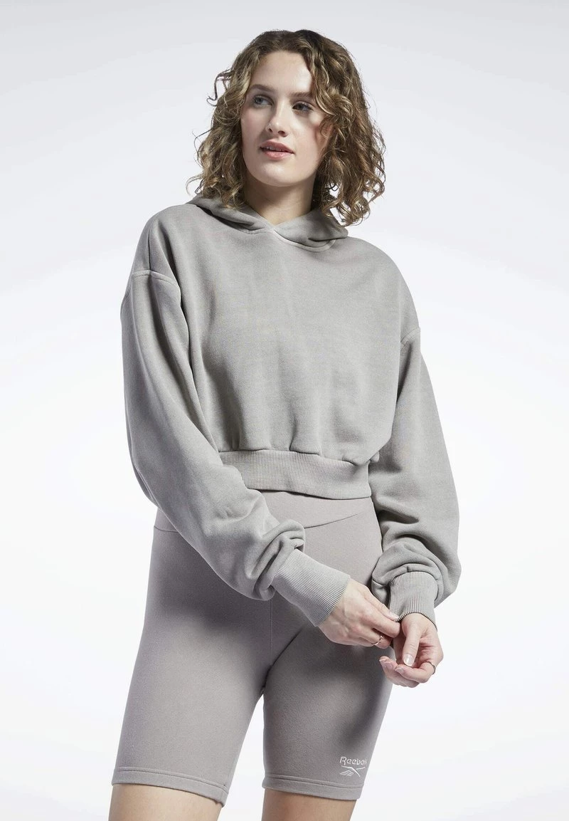 Reebok Classic Sweat à Capuche Grey Femme 1 Reebok Classic Sweat à Capuche Grey Femme