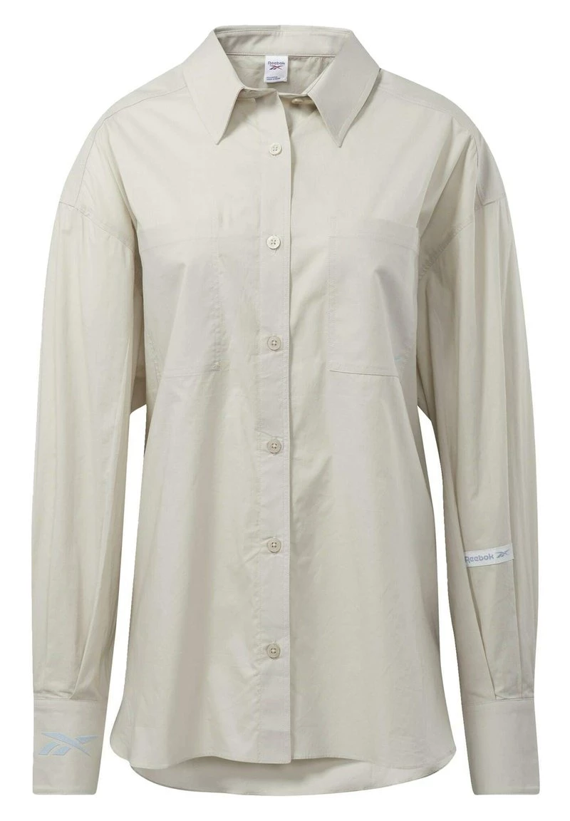 Reebok Classic Femme LONG SLEEVE Chemisier Grey 5 Reebok Classic Femme LONG SLEEVE Chemisier Grey – Image 5