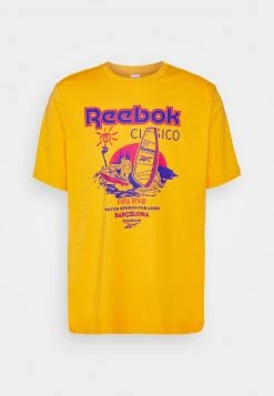 Reebok Classic Homme SOUVENIR TEE T Shirt Imprimé Fierce Gold