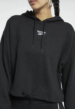 Reebok Classic Femme CLASSIC SMALL LOGO FOUNDATION CASUAL HOODIE Sweat à Capuche Black -Reebok Classic Soldes Magasin a4e284336b5943aea0658b37dd1d1585