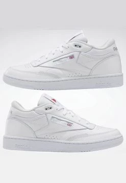 Reebok Classic Unisex CLUB C MID II Baskets Basses White -Reebok Classic Soldes Magasin a5ecbd1319824d0f9a29dd15ad34a6ea
