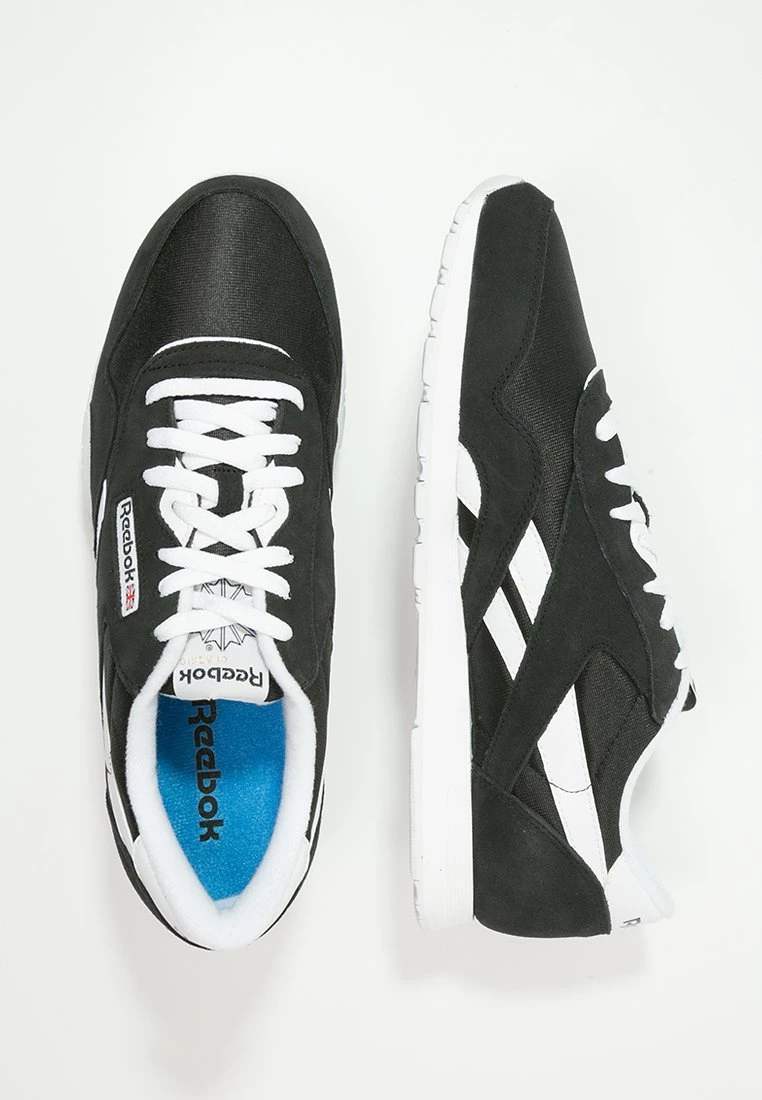 Reebok Classic Unisex CLASSIC NYLON BREATHABLE LIGHTWEIGHT SHOES Baskets Basses Black/white 2 Reebok Classic Unisex CLASSIC NYLON BREATHABLE LIGHTWEIGHT SHOES Baskets Basses Black/white – Image 2