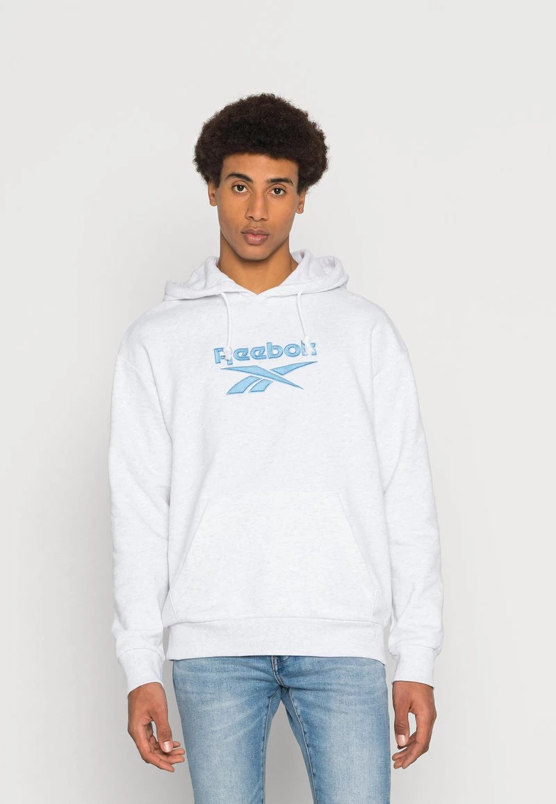 Reebok Classic Homme VECTOR HOODIE Sweat à Capuche White Melange/essential Blue 1 Reebok Classic Homme VECTOR HOODIE Sweat à Capuche White Melange/essential Blue
