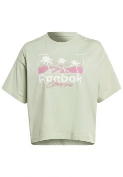 Reebok Classic T Shirt Imprimé Green Femme -Reebok Classic Soldes Magasin b825aa87dd274e1ea9d0001b08f95947