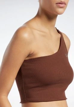 Reebok Classic Femme CLASSICS RIB ONE SHOULDER TANK Débardeur Brown -Reebok Classic Soldes Magasin ba04b89bde184e67994cc2c866262ff0