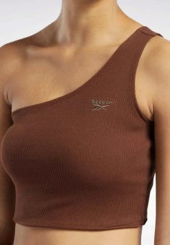 Reebok Classic Femme CLASSICS RIB ONE SHOULDER TANK Débardeur Brown -Reebok Classic Soldes Magasin c7312ed454eb42a38234c886390fb93c