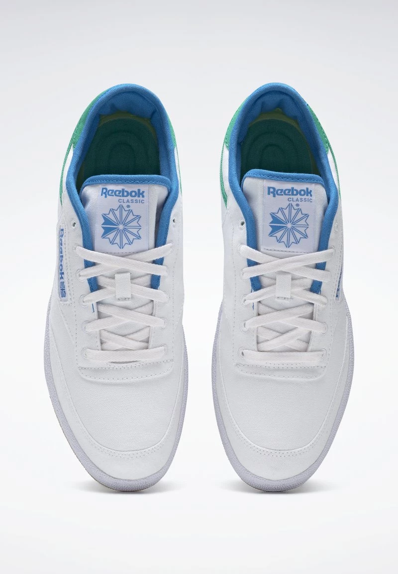 Reebok Classic Unisex CLUB C REEGROW SHOES Baskets Basses Ftwr White/horizon Blue/court Green 5 Reebok Classic Unisex CLUB C REEGROW SHOES Baskets Basses Ftwr White/horizon Blue/court Green – Image 5