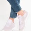 Reebok Classic Femme CL LEATHER SEA WORN Baskets Basses Purple/white