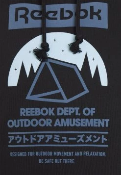 Reebok Classic CAMPING GRAPHIC HOODIE Sweat à Capuche Black Homme -Reebok Classic Soldes Magasin ce15a529ae21406085d09a689c5d052c