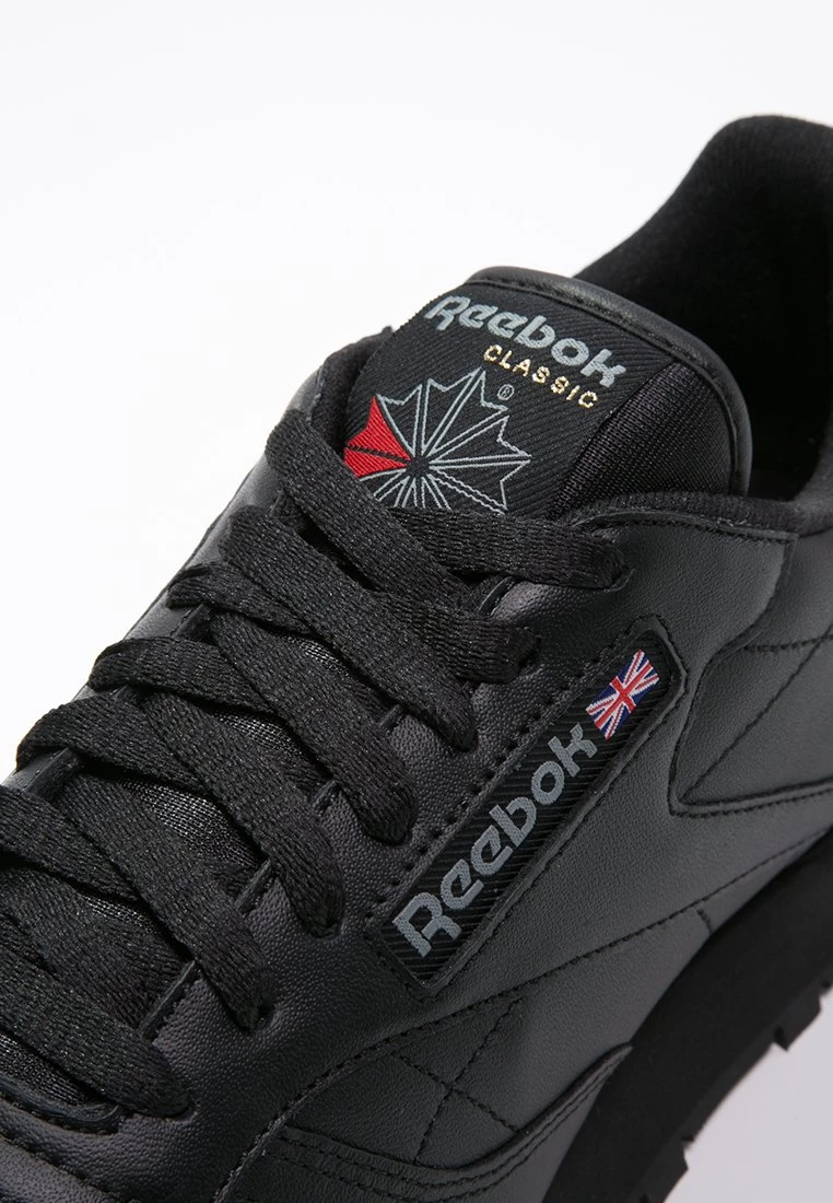 Reebok Classic Unisex CLASSIC LEATHER LOW CUT DESIGN SHOES Baskets Basses Black 6 Reebok Classic Unisex CLASSIC LEATHER LOW CUT DESIGN SHOES Baskets Basses Black – Image 6