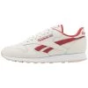 Reebok Classic Unisex CL LTHR Baskets Basses Chalk Marred Stucco