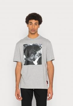 Reebok Classic Homme IVERSON BRAIDS T Shirt Imprimé Medium Grey Heather