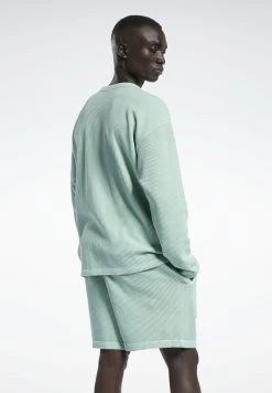 Reebok Classic WAFFLE Pullover Green Homme -Reebok Classic Soldes Magasin e4520f822c4549d1bcee9a1835ba63db