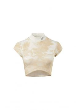 Reebok Classic Femme SHORT SLEEVE T Shirt Imprimé Beige -Reebok Classic Soldes Magasin e464aa7b1b2142718b270d15fcccf016