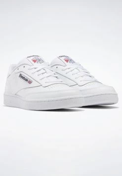 Reebok Classic CLUB C 85 Baskets Basses Ftwr White/ftwr White/core Black Unisex -Reebok Classic Soldes Magasin e8544f4d68424d799b77a63a5239c157