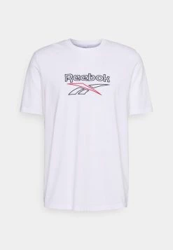 Reebok Classic VECTOR TEE T Shirt Imprimé White/vector Navy/vector Red Homme