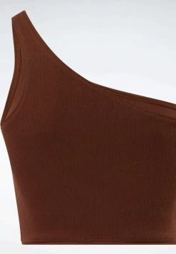 Reebok Classic Femme CLASSICS RIB ONE SHOULDER TANK Débardeur Brown -Reebok Classic Soldes Magasin f37d47af82f14b578efb51ca7e6b2a10