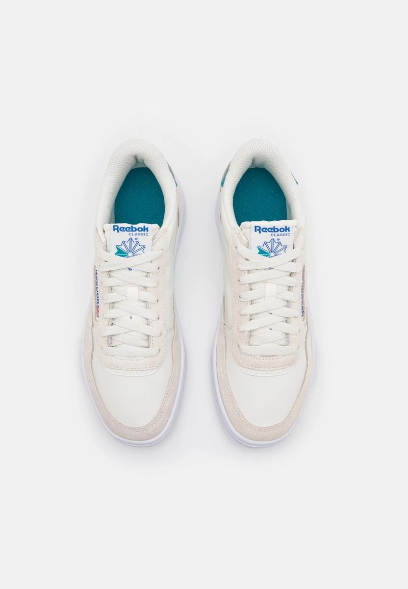 Reebok Classic COURT PEAK UNISEX Baskets Basses Off White/turquoise/blue 4 Reebok Classic COURT PEAK UNISEX Baskets Basses Off White/turquoise/blue – Image 4