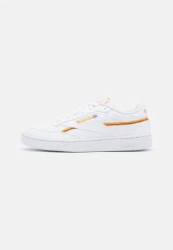 Reebok Classic CLUB C 85 VEGAN UNISEX Baskets Basses Ftwr White/collegiate Gold/baked Earth