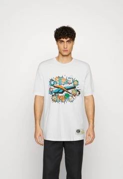 Reebok Classic WORLDS COLLIDE TEE T Shirt Imprimé White Homme