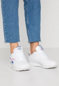 Reebok Classic Femme Baskets Basses White/humble Blue/pink